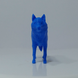 PrintedWolfFront.png Low Poly Wolf