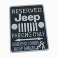 Screenshot-2023-12-02-224224.png Any Printer Jeep Avenger Cherokee Wrangler Compass Renegade Patriot 4x4 Willys Workshop Parking Sign #2 Can be printed on any printer