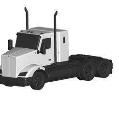 1.png 3D file kenworth truck・3D print object to download