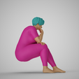 014133.png Thoughtful Woman Sitting 2