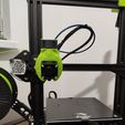 Ender 3, 3 V2, 3 pro, 3 max, двойной 40-мм осевой вентилятор hot end duct / fang. CR-10, прямой привод Micro Swiss и совместимость с боуденом. Для печати не требуется поддержка