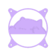 [Bongo Cat] 120 MM Fan Grill.stl VENTILATEUR GRILLE PC 120 MM - Bongo Cat