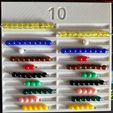 20180624_194214.jpg Recomposition of numbers from 1 to 10, Montessori bars