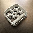 20210511-Sm-ChocMol-print-DCortes.jpg Chemistry Cookie Cutter - Chocolate Molecule