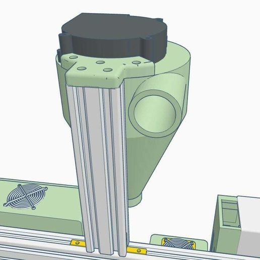 12.jpg STL file CNC V9 Oozenest beltless 3 motors・3D printable design to download, francescangelif
