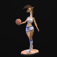 1011.png Giraffe basketball girl