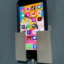 Foto-1.jpg Fichier STL gratuit Base cellulaire (pour montage mural)・Objet à télécharger et à imprimer en 3D