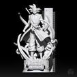 SIZE.jpg STL file Time Patrol Goku (Xeno)・3D printing design to download
