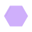 HEXAGON-LAMP-LANGS-2POORT-2.STL hexagon led