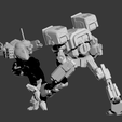 ScoutHeavyFight2.png Heavy Mech Fighting Scout Mech