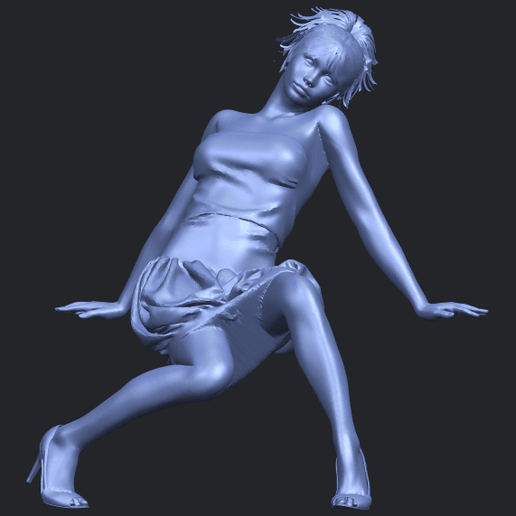 19_TDA0661_Naked_Girl_G09B01.png Download free file Naked Girl G09 • Design to 3D print, GeorgesNikkei