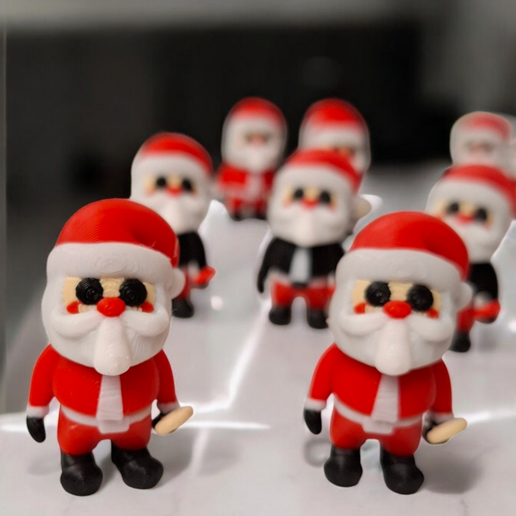 Flexi Santa Claus – Articulated, Posable Holiday Toy - 3D Printable STL ...