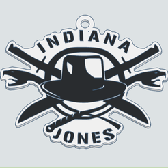 indiana-tinker.png Free STL file indiana jones keychain 01・3D printing template to download
