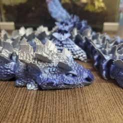 Impression du dragon aquatique en place