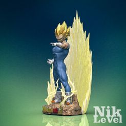 Luffy-5.jpg Datei STL Vegeta Dragon Ball 3D-Druckbar・Modell für 3D-Druck zum herunterladen