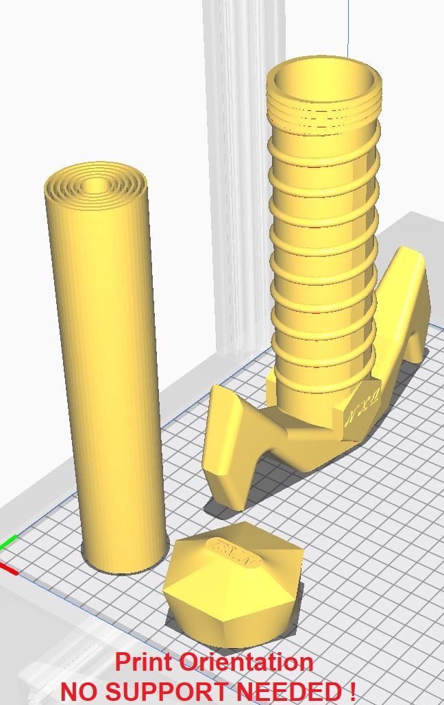 print-orientation.jpg Free STL file Collapsible Sword - Épée dépliable - No support / Print In place Version 1・3D printable model to download, Brixodin