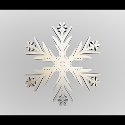 IMG_9314.png Télécharger fichier STL Flocon de neige • Modèle à imprimer en 3D, MeshModel3D