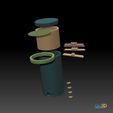 STL-80009-Motivleuchte-Rund.jpg STL file Table or shelf lamp STL high polygon, 3D printing model・3D printable design to download