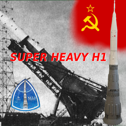 1ere.png 3D-Datei N1 super schwerer Sowjet-Launcher・Design für 3D-Drucker zum herunterladen