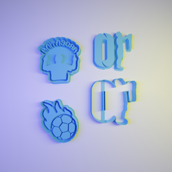 messi.png STL file messi cookie cutters・Design to download and 3D print, Lartis16