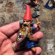 Photo-Jan-23-2023,-3-56-39-PM.jpg Gnome with Mace, Fantasy Tabletop RPG Miniature or Garden Gnome Statue