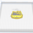 hellokitty_cura.PNG Hello Kitty cookie cutter (Hello Kitty cookie cutter)