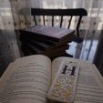 DSC00743.jpg Elegant Monogram Bookmark – Letter H