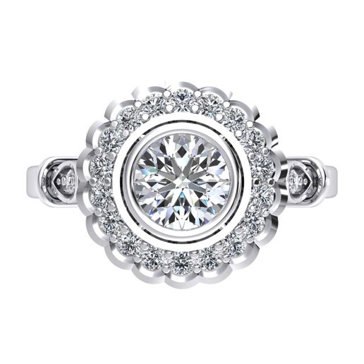 Engagement, Solitailr ,Band, Ring 3d Model Render 3D model