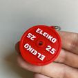 Eleiko-25kg-(2).jpg Descargar archivo STL Calibrated steel plate • Plan imprimible en 3D, missnonstap