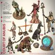 43-June-2023-Colour.jpg Court Of Anubis - 14 Egyptian Models -  PRESUPPORTED - Illustrated and Stats - 32mm scale