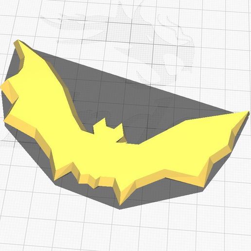 Low poly Bat - 3D model önizlemesi