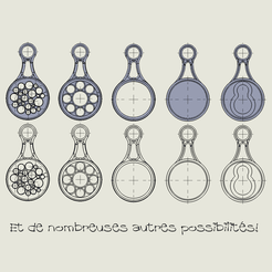 possibilité.png STL file Shopping cart token・Model to download and 3D print