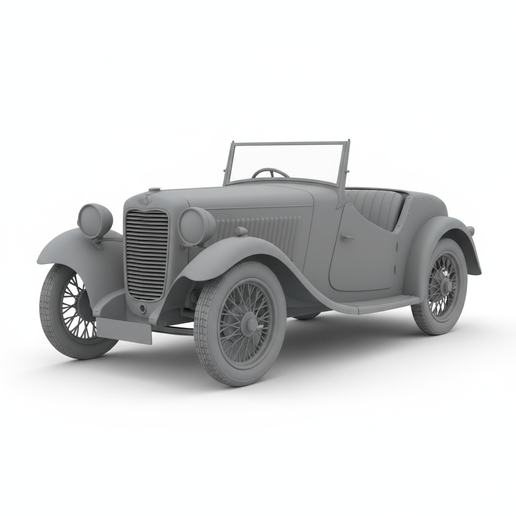 Austin Seven drag muscle car STL, 2000s tuner car STL, car collectible STL, tuned car STL, 1930s car STL, touring car STL, 1:8 car STL, rally car STL, drift legend car STL, camber car STL, street build car STL, car statue STL, parking lot diorama STL, Hot