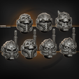 UPDATE_GROUP_01.png 3D-Datei Mortis - Schädelhelme・Vorlage für 3D-Druck zum herunterladen