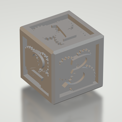 dice_gear.png Free STL file steampunk dice 6 - gear・3D printer model to download