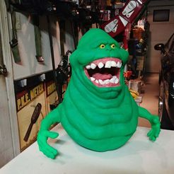 20171019_231125.jpg Archivo STL gratis Slimer (casi a tamaño natural)・Plan para descargar y imprimir en 3D