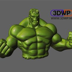 Hulk.JPG Download free STL file Hulk Sculpture (Statue 3D Scan) • 3D printing design, 3DWP
