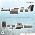 2.jpg Modern indoor furniture set with bed and sofa (6) - Cold Era Modern Warfare Conflict World War 3