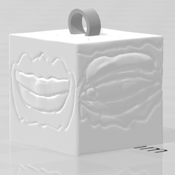kc.png Custom Yeti Jellyface Head Keychain 3D Model (PIP)