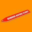 204454df-b2be-4b9a-b939-8ce1819b1630.jpg REMOVE BEFORE PRINTING - Tag Flag Keychain Hanger Holder for Prusa XL