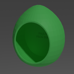 1.png 3D file Frog Egg terrarium hide・Template to download and 3D print