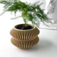 misprint-7829.jpg The Rodel Planter Pot with Drainage | Tray & Stand Included | Modern and Unique Home Decor for Plants and Succulents  | STL File
