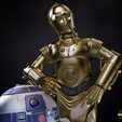 032923-StarWars-C3PO-R2-Dio-image-005.png C3P0 AND R2D2 Sculpture - Star Wars 3D Models - Tested and Ready for 3D printing
