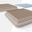 gdgdgddg.png Wavy Texture Tool For Polymer Clay, Wavy Line Clay Texture Tool, Clay Earring Tools, 2 Size Included, Digital STL File, No: 796