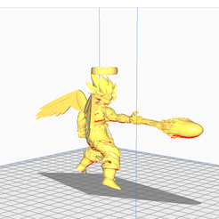 r 1 Nii i \ } ii \ Archivo STL Goku Angélico・Plan para descargar y imprimir en 3D, diztanz