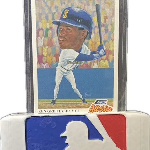 MLB BASEBALL TRADING CARD DISPLAY STAND - STANDARD TOP LOADER