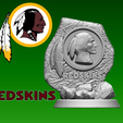 kkk767.png NFL - Washington Redskins Statude Decor - 3d print
