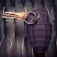 2.jpg Download free STL file Grenade Key Clip • 3D print object, 3DBROOKLYN