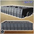 5.jpg Massive rectangular industrial facility with numerous vents and heavy-duty reinforced walls (4) - Future Sci-Fi SF Post apocalyptic Tabletop Scifi Wargaming Planetary exploration RPG Terrain
