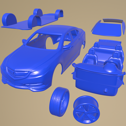 d31_005.png STL file Acura TLX Concept 2015 PRINTABLE CAR IN SEPARATE PARTS・Design to download and 3D print